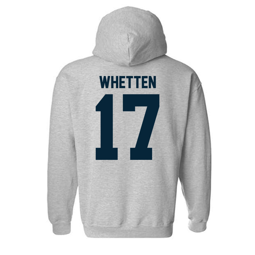 Utah State - NCAA Baseball : Davis Whetten - Hooded Sweatshirt-1