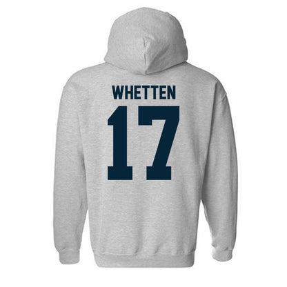 Utah State - NCAA Baseball : Davis Whetten - Hooded Sweatshirt-1