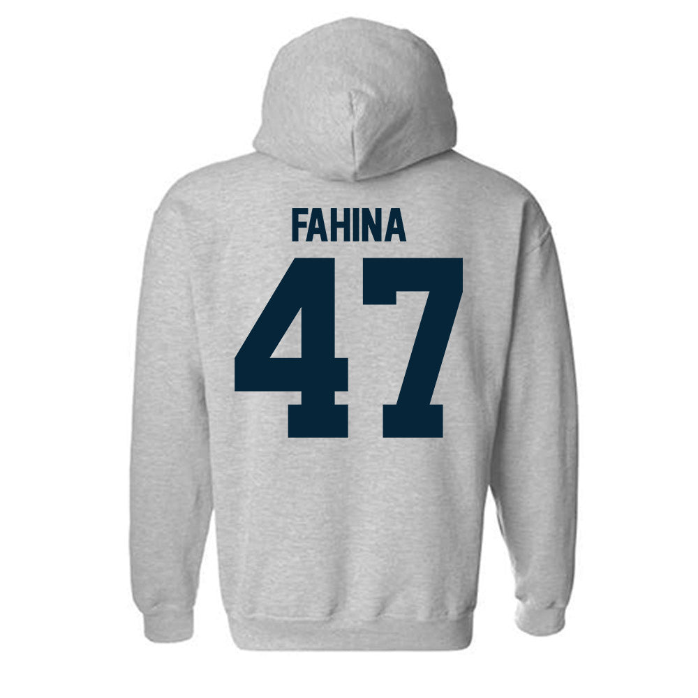 Utah State - NCAA Football : Naki Fahina - Hooded Sweatshirt-1