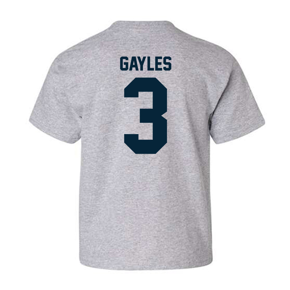 Utah State - NCAA Women's Basketball : Aaliyah Gayles - Youth T-Shirt-1