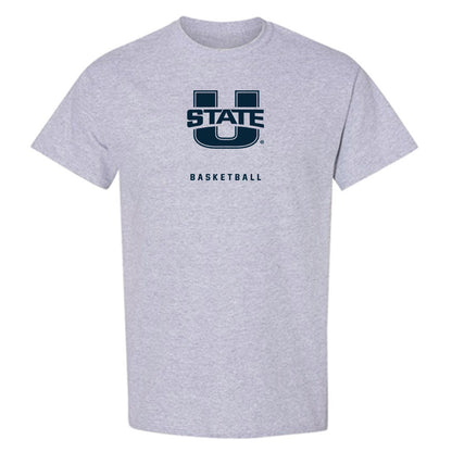 Utah State - NCAA Men's Basketball : David Iweze - T-Shirt-0