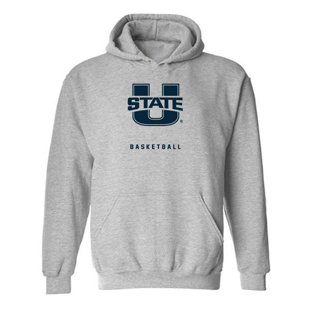 Utah State - NCAA Men's Basketball : Kingston Tosi - Hooded Sweatshirt-0