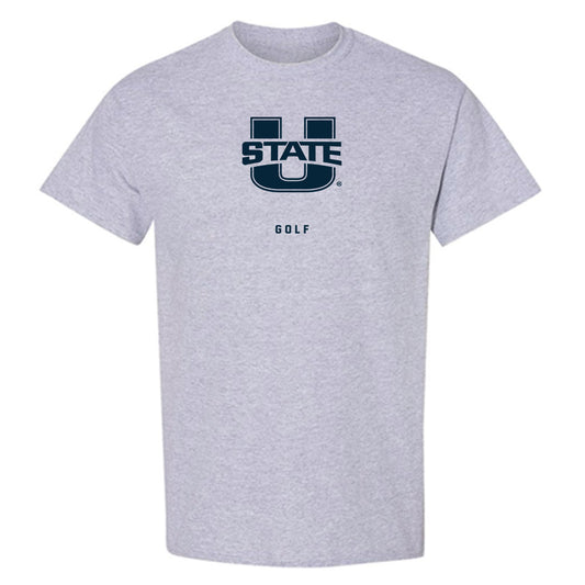 Utah State - NCAA Men's Golf : Esteban Jaramillo - T-Shirt-0