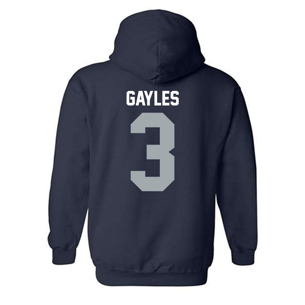Utah State - NCAA Women's Basketball : Aaliyah Gayles - Hooded Sweatshirt-1