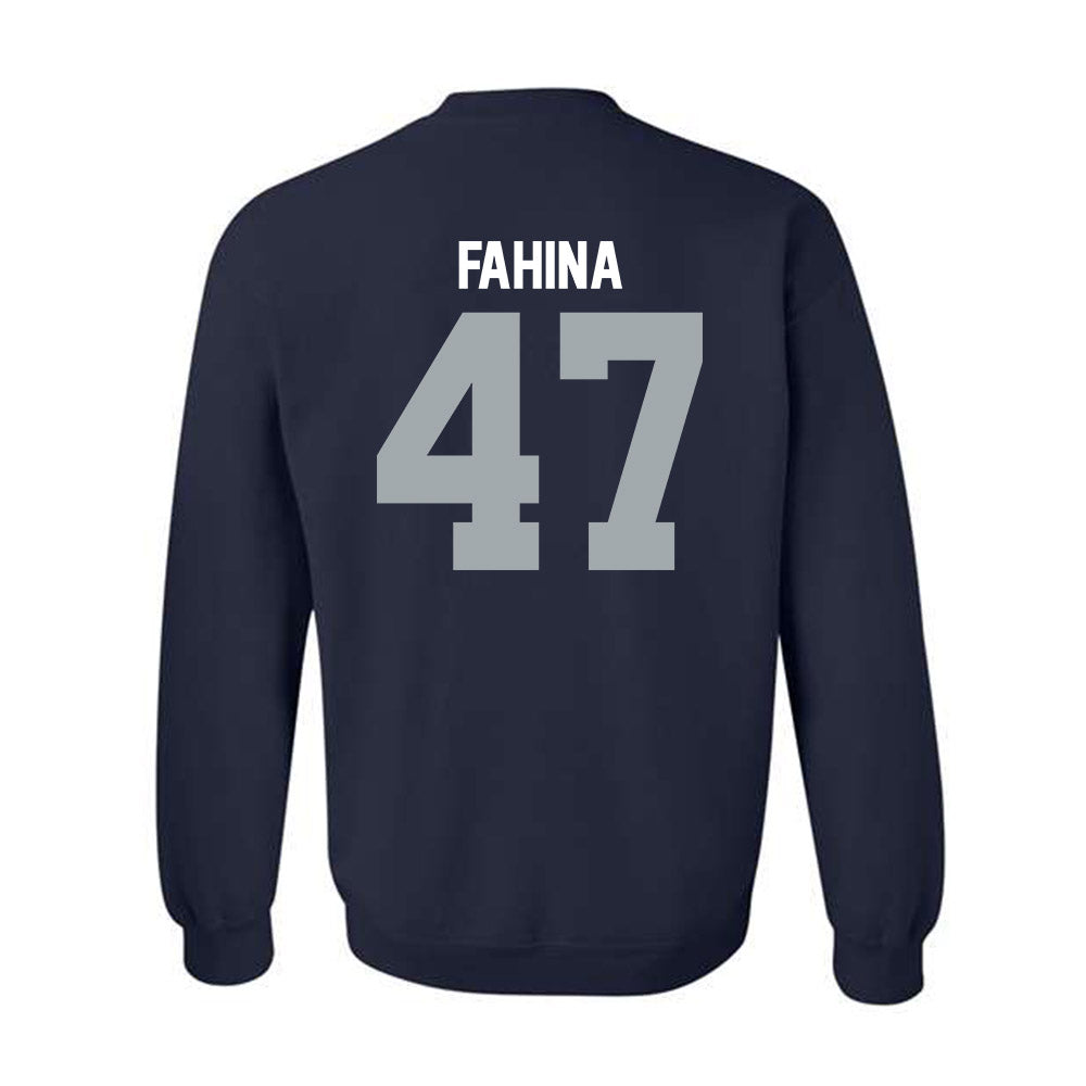 Utah State - NCAA Football : Naki Fahina - Crewneck Sweatshirt-1