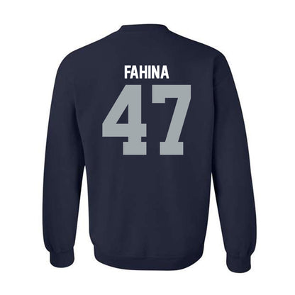Utah State - NCAA Football : Naki Fahina - Crewneck Sweatshirt-1