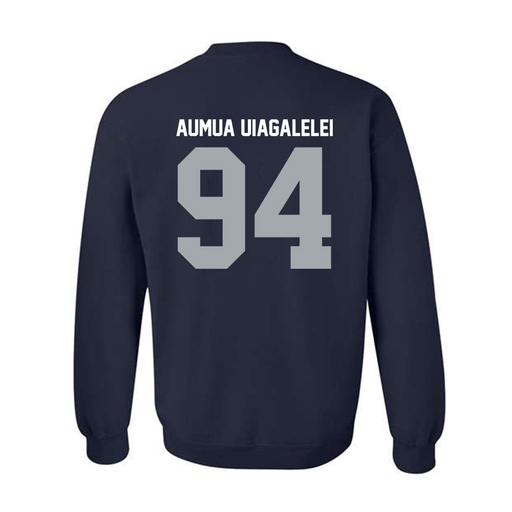Utah State - NCAA Football : Kone Aumua Uiagalelei - Crewneck Sweatshirt-1