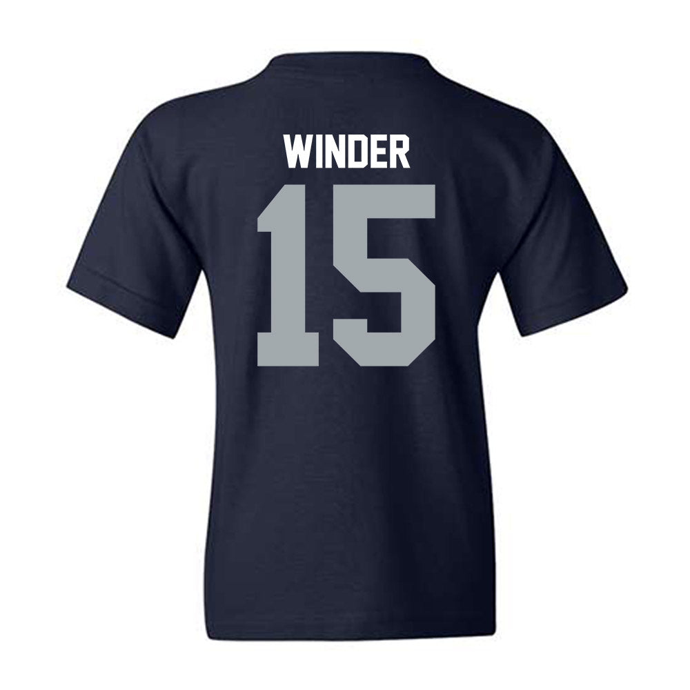 Utah State - NCAA Women's Soccer : Talia Winder - Youth T-Shirt-1