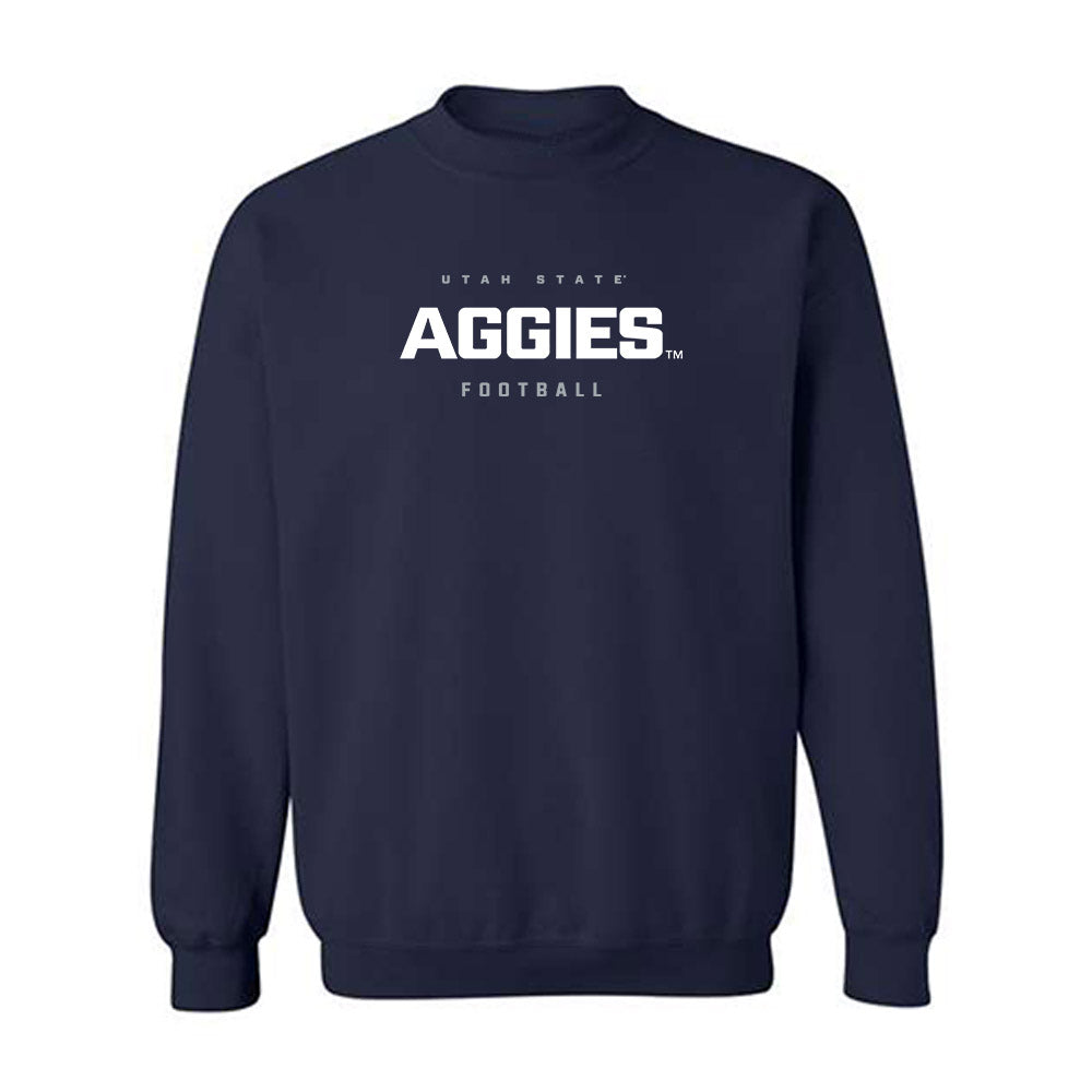 Utah State - NCAA Football : Derrick Jameson Jr - Crewneck Sweatshirt-0