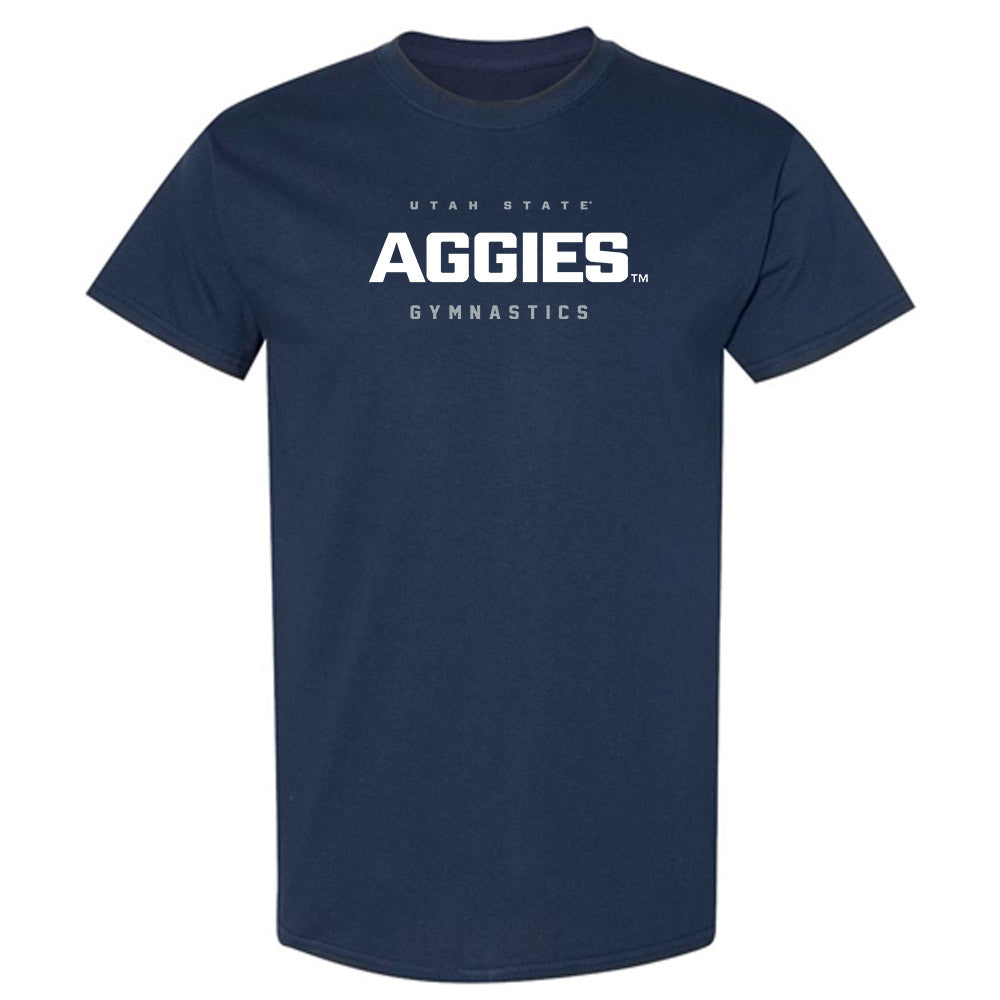 Utah State - NCAA Women's Gymnastics : Isabella Vater - T-Shirt-0