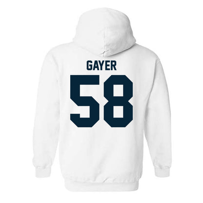 Utah State - NCAA Football : John Gayer - Hooded Sweatshirt-1