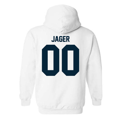 Utah State - NCAA Football : Abe Jager - Hooded Sweatshirt-1