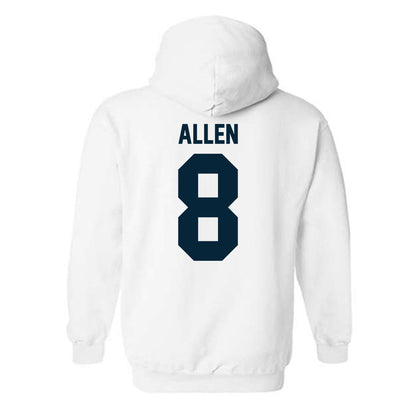 Utah State - NCAA Men's Basketball : Drake Allen - Hooded Sweatshirt-1