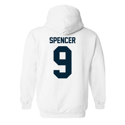 Utah State - NCAA Women's Volleyball : Hailey Spencer - Hooded Sweatshirt-1