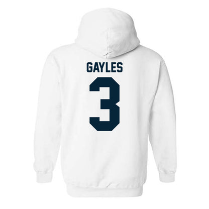Utah State - NCAA Women's Basketball : Aaliyah Gayles - Hooded Sweatshirt-1