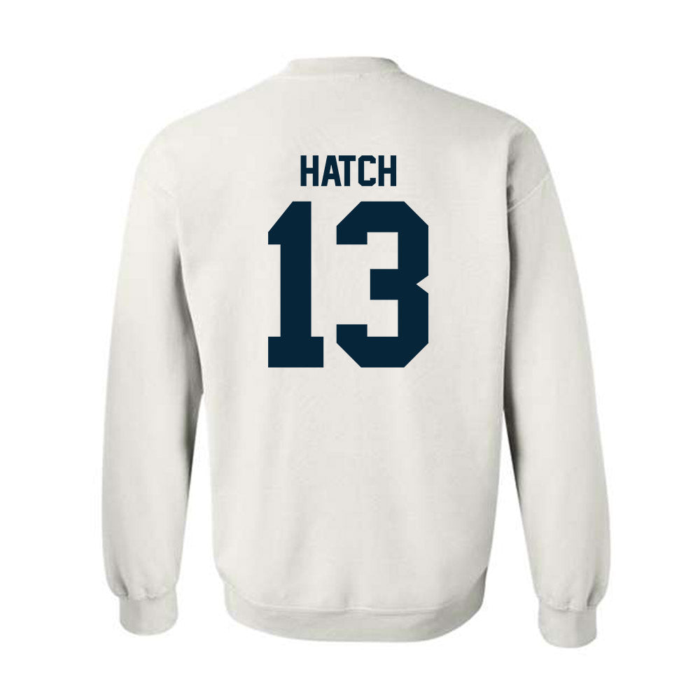 Utah State - NCAA Football : Hyrum Hatch - Crewneck Sweatshirt-1