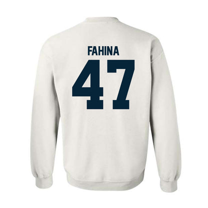 Utah State - NCAA Football : Naki Fahina - Crewneck Sweatshirt-1