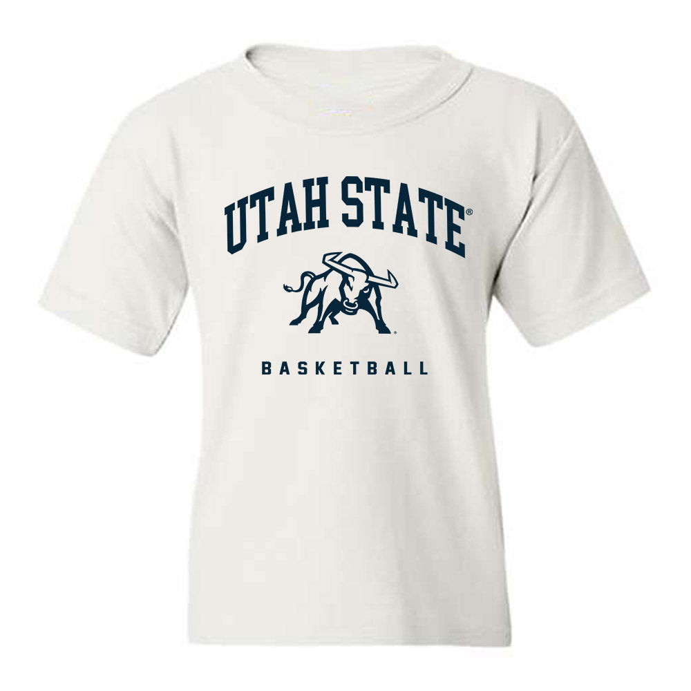 Utah State - NCAA Men's Basketball : Mj Collins Jr - Youth T-Shirt-0