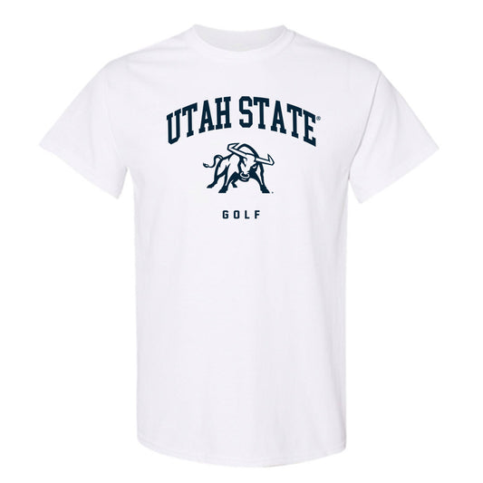 Utah State - NCAA Men's Golf : Esteban Jaramillo - T-Shirt-0