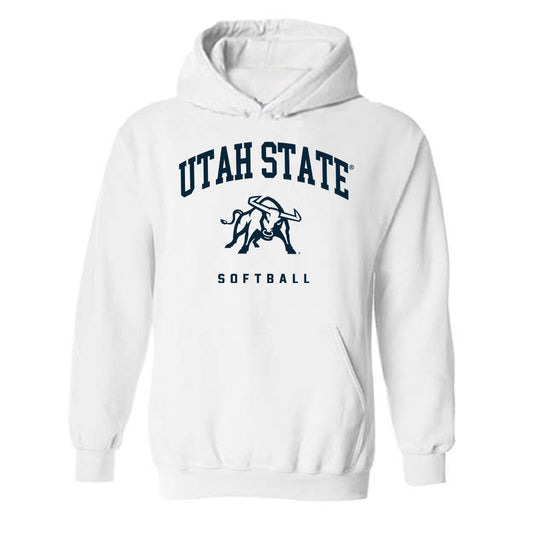 Utah State - NCAA Softball : Carly Limosnero - Hooded Sweatshirt-0