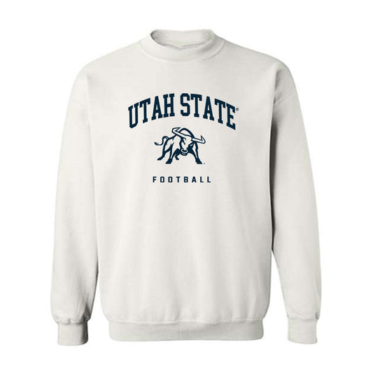 Utah State - NCAA Football : Bronson Olevao Jr. - Crewneck Sweatshirt-0