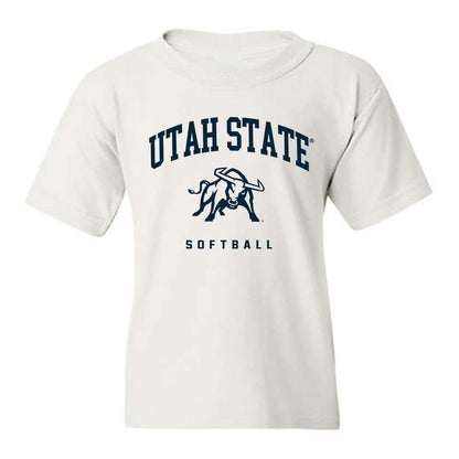 Utah State - NCAA Softball : Denay Smith - Youth T-Shirt-0