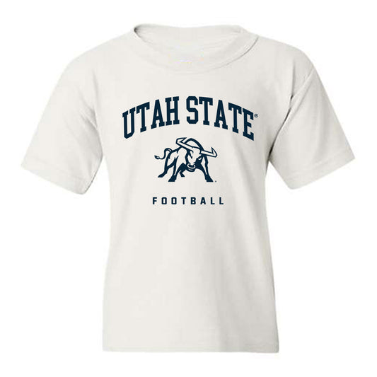 Utah State - NCAA Football : Derrick Jameson Jr - Youth T-Shirt-0