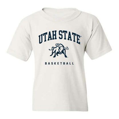 Utah State - NCAA Women's Basketball : Rachel Wilson - Youth T-Shirt-0