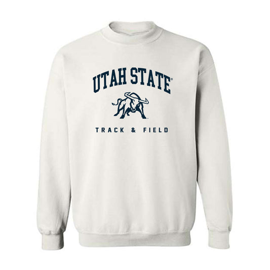 Utah State - NCAA Men's Track & Field : David Konan - Crewneck Sweatshirt-0