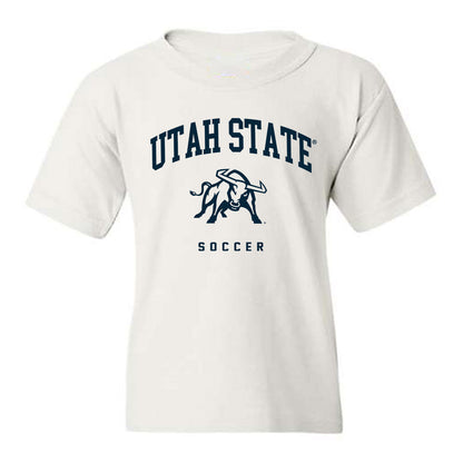 Utah State - NCAA Women's Soccer : Taylor Rath - Youth T-Shirt-0