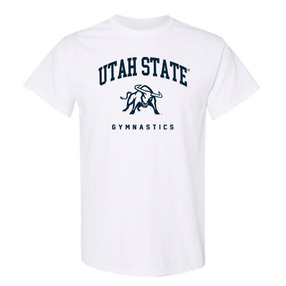 Utah State - NCAA Women's Gymnastics : Alianna Valdez - T-Shirt-0