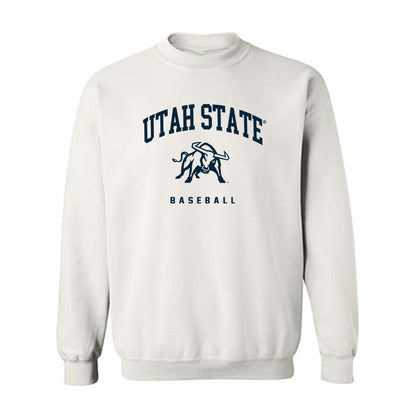 Utah State - NCAA Baseball : Davis Whetten - Crewneck Sweatshirt-0