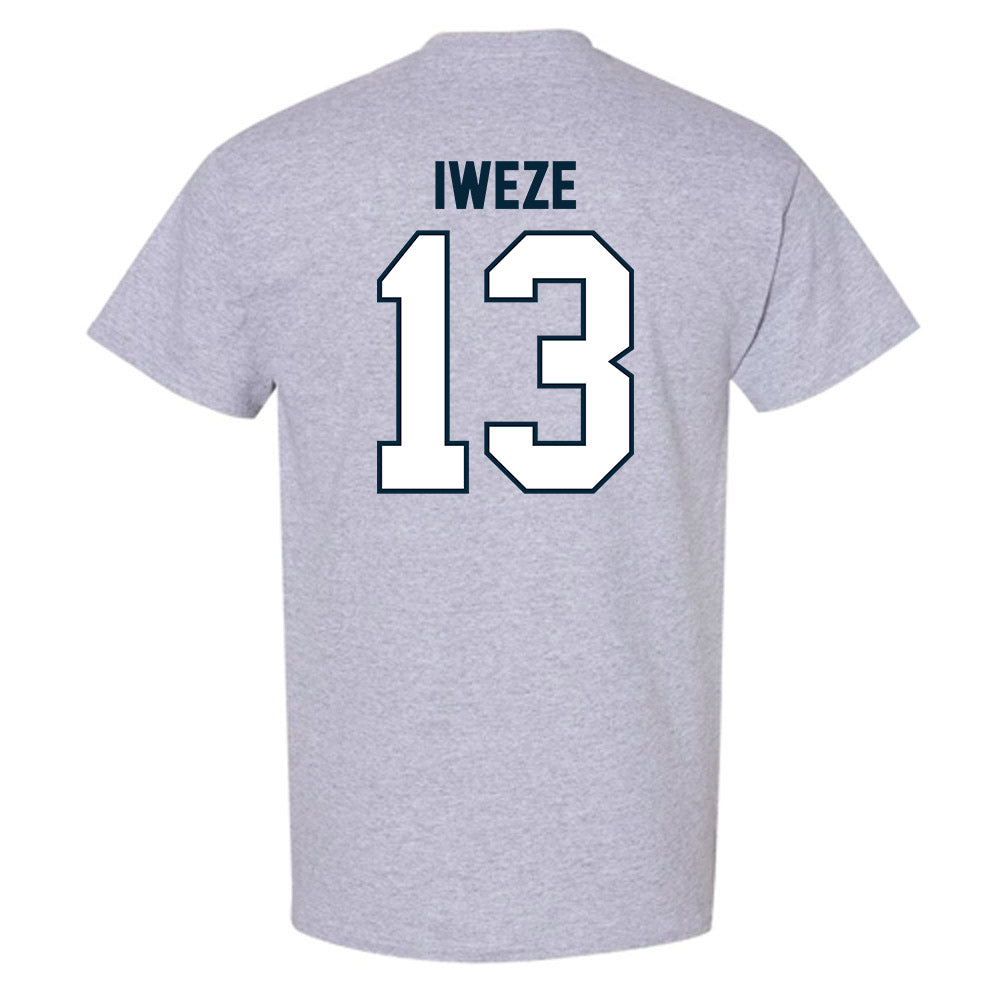 Utah State - NCAA Men's Basketball : David Iweze - T-Shirt-1
