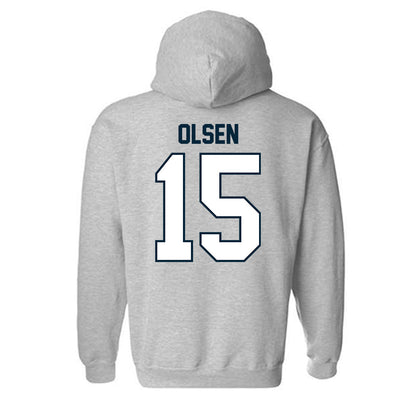 Utah State - NCAA Football : Ty Olsen - Hooded Sweatshirt-1