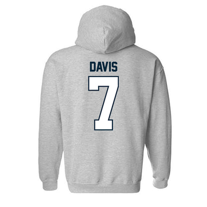 Utah State - NCAA Football : Kahanu Davis - Hooded Sweatshirt-1