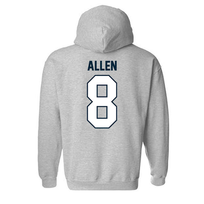 Utah State - NCAA Men's Basketball : Drake Allen - Hooded Sweatshirt-1
