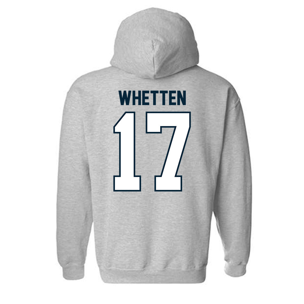 Utah State - NCAA Baseball : Davis Whetten - Hooded Sweatshirt-1