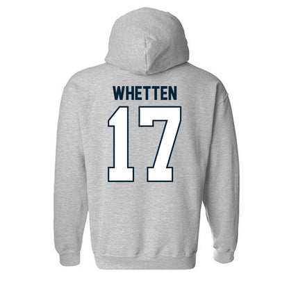 Utah State - NCAA Baseball : Davis Whetten - Hooded Sweatshirt-1