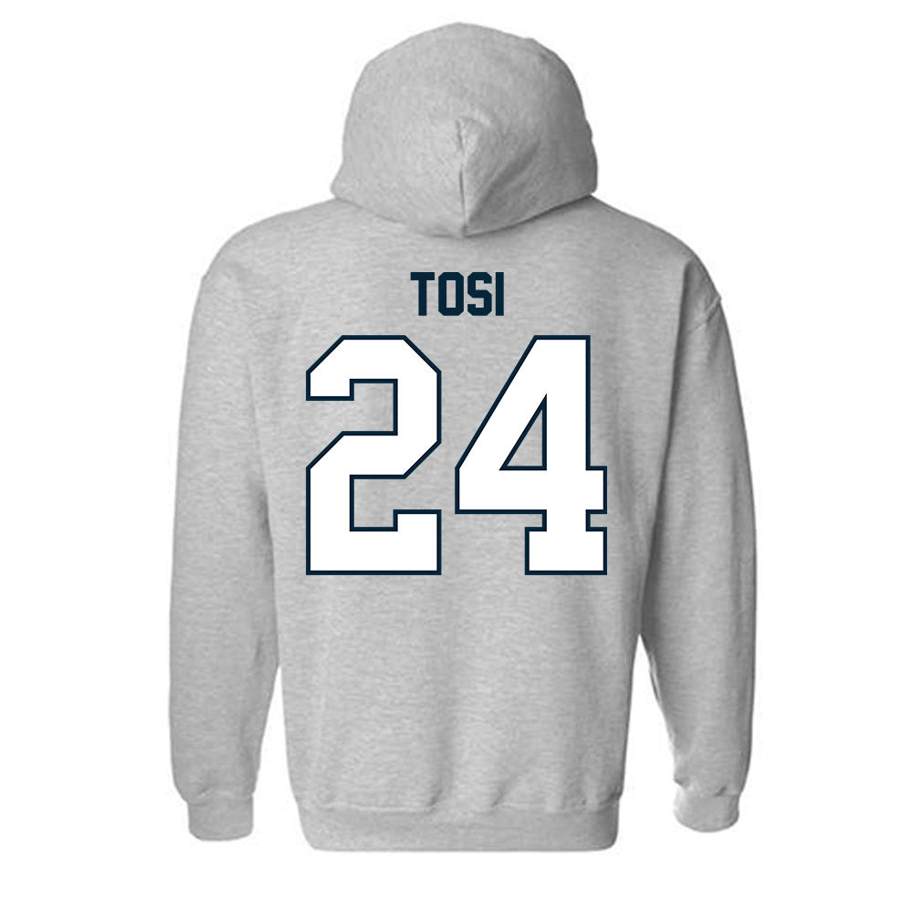 Utah State - NCAA Men's Basketball : Kingston Tosi - Hooded Sweatshirt-1