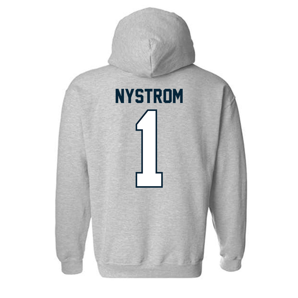 Utah State - NCAA Women's Soccer : Ivy Nystrom - Hooded Sweatshirt-1
