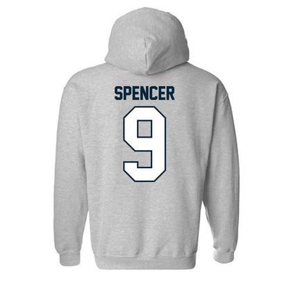 Utah State - NCAA Women's Volleyball : Hailey Spencer - Hooded Sweatshirt-1