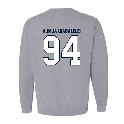 Utah State - NCAA Football : Kone Aumua Uiagalelei - Crewneck Sweatshirt-1