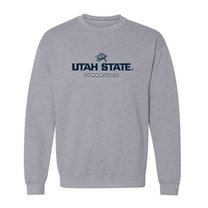 Utah State - NCAA Women's Gymnastics : Marley Peterson - Crewneck Sweatshirt-0