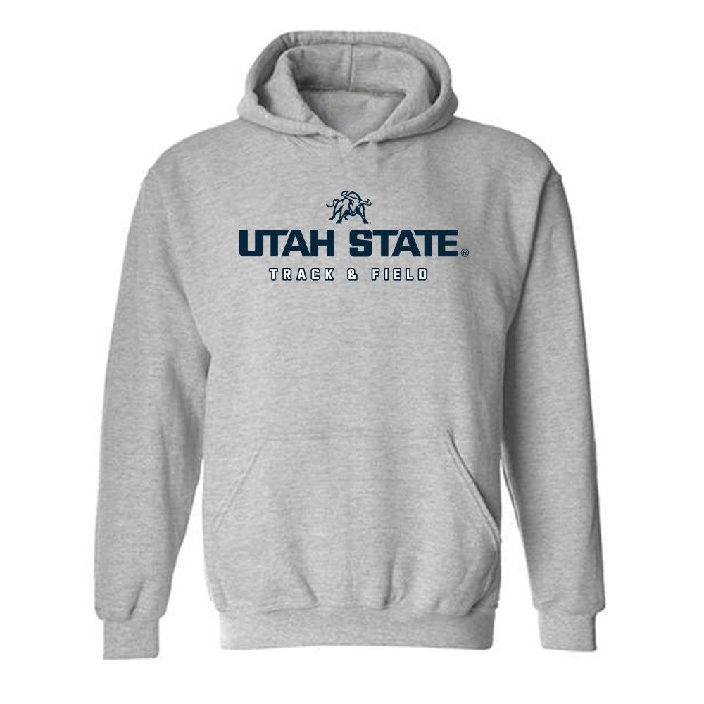 Utah State - NCAA Men's Track & Field : Landon Bott - Hooded Sweatshirt