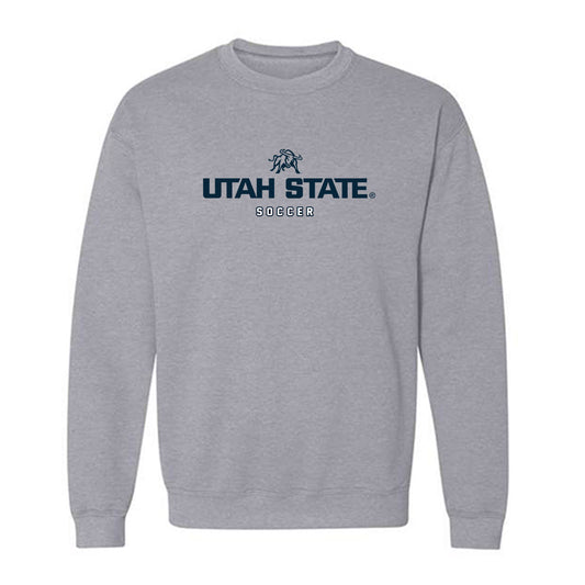Utah State - NCAA Women's Soccer : Austin Miller - Crewneck Sweatshirt-0
