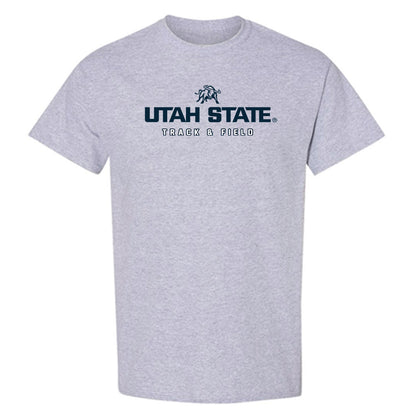 Utah State - NCAA Men's Track & Field : mathew hall - T-Shirt-0