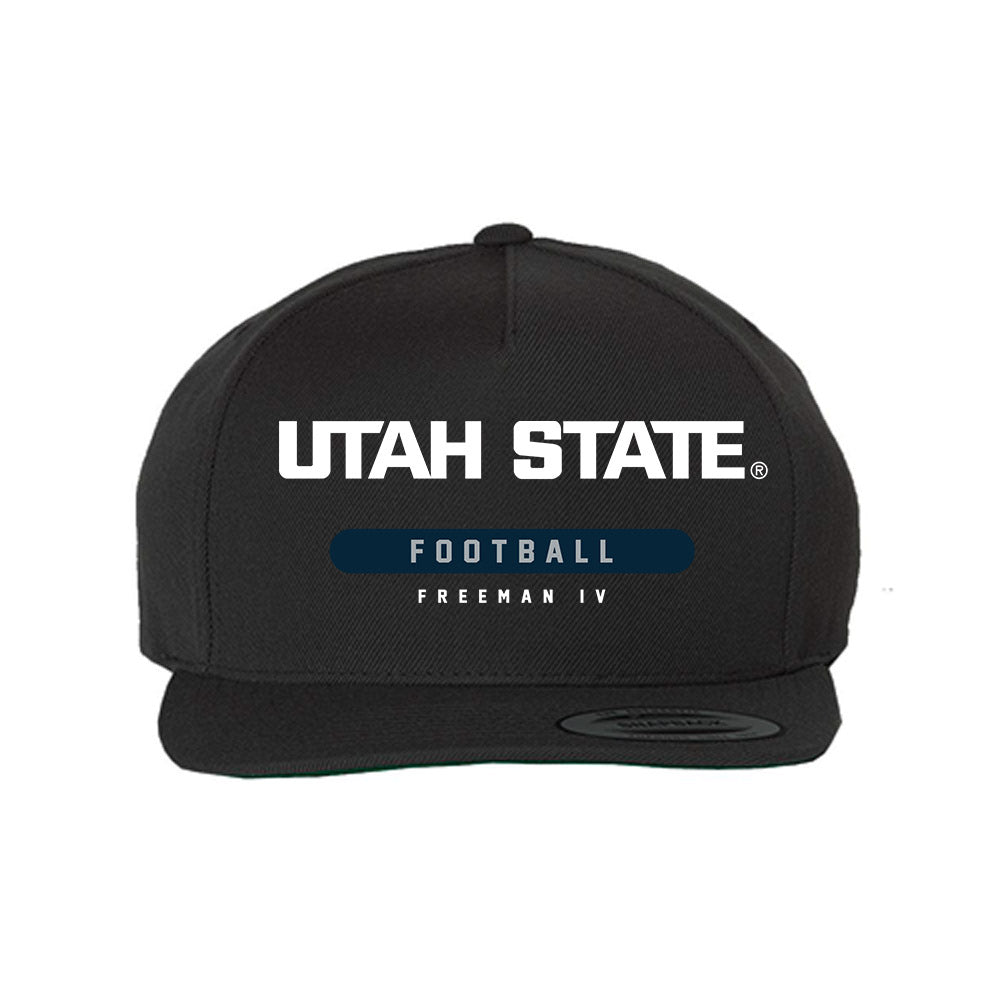 Utah State - NCAA Football : Robert Freeman IV - Snapback Hat-0