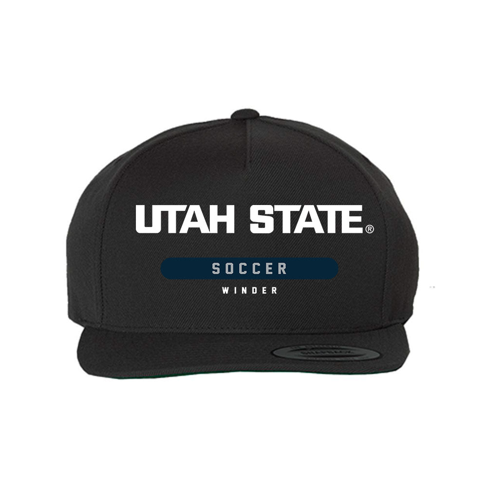 Utah State - NCAA Women's Soccer : Talia Winder - Snapback Hat-0