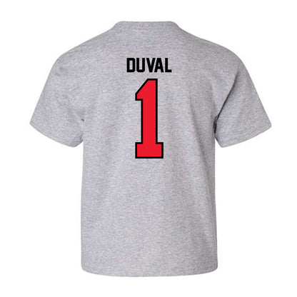 Southern Utah - NCAA Men's Basketball : Elijah Duval - Youth T-Shirt-1