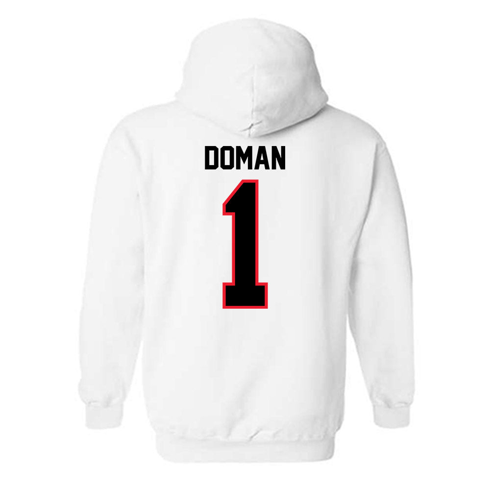 Southern Utah - NCAA Women's Basketball : Kortney Doman - Hooded Sweatshirt-1